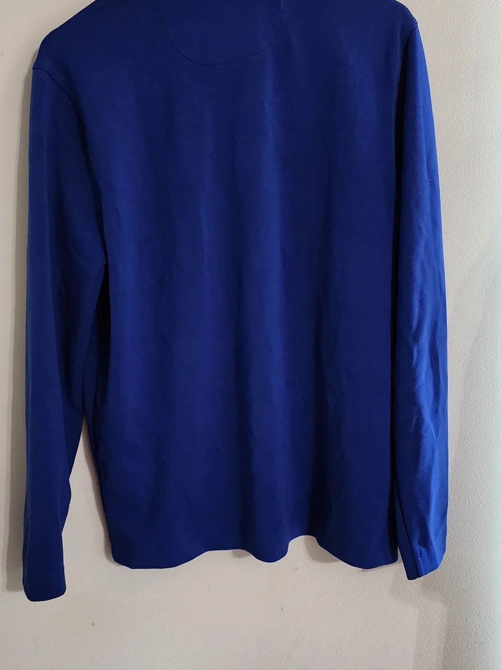 Johnston & Murphy XC4 Royal Blue 1/4 Zip Pullover Sweatshirt Size M